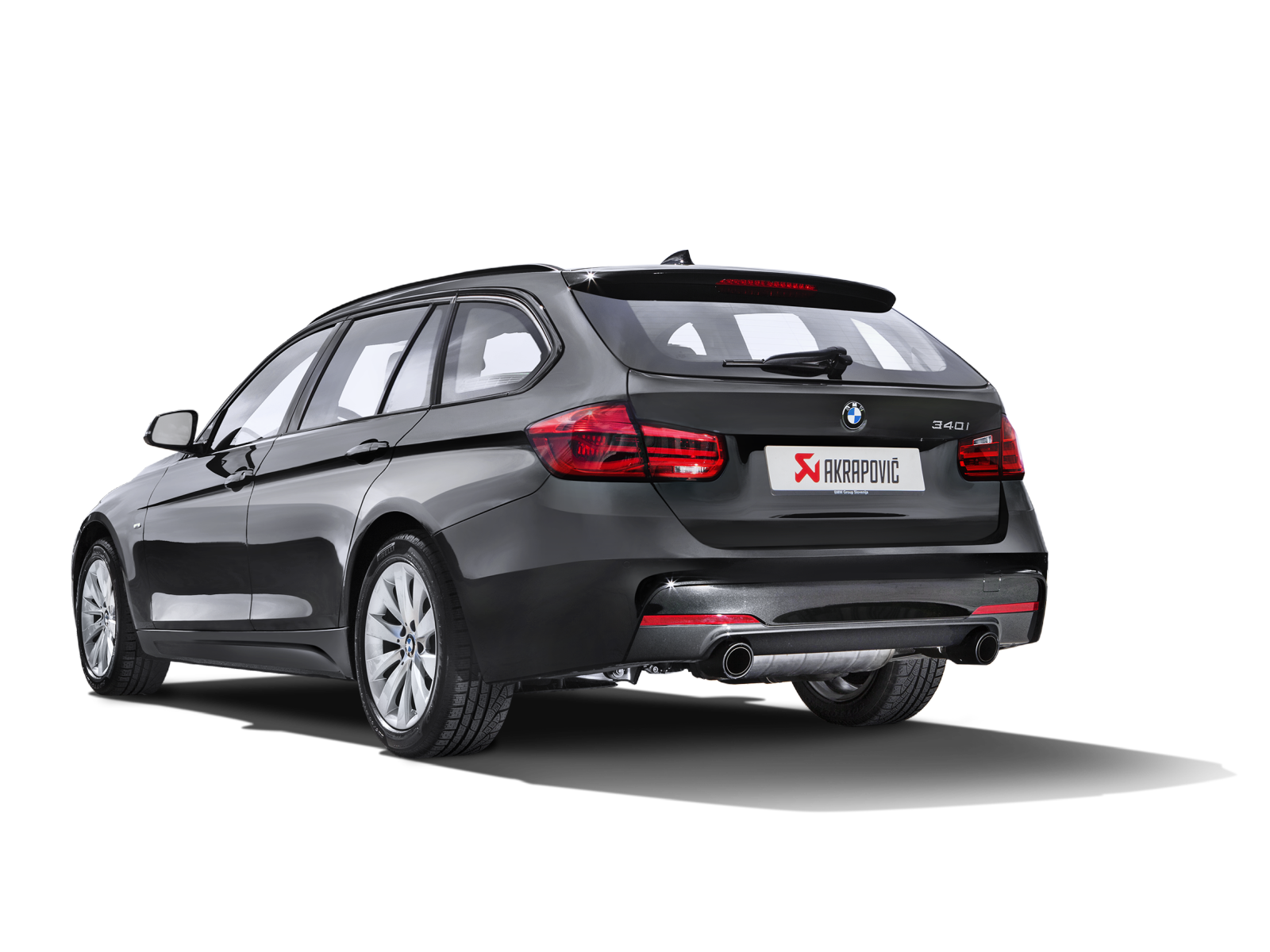 BMW 340i (F30, F31) (2016-2019), Akrapovic Evolution (SS)-5