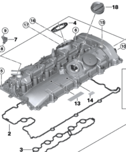BMW B58 PCV huohottimen korjaussarja, BMW OEM-2