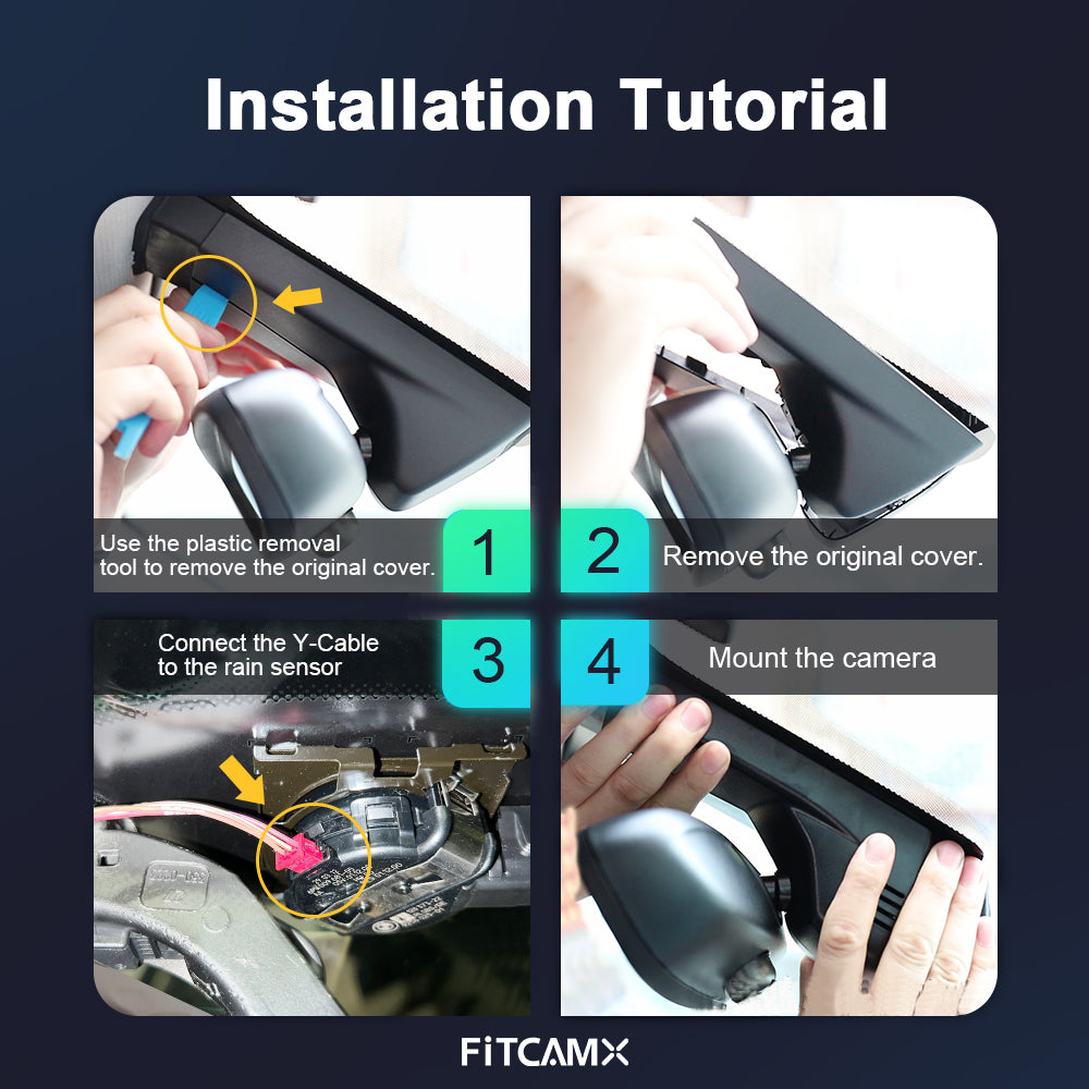 FitcamX autokamera, BMW E-sarjan mallit (2001-2015)-4