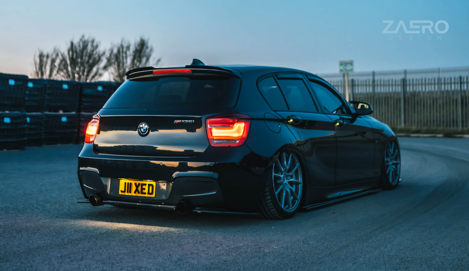 Zaero Design EVO-1 takadiffuusorin lippa, BMW M135i F20/F21-2