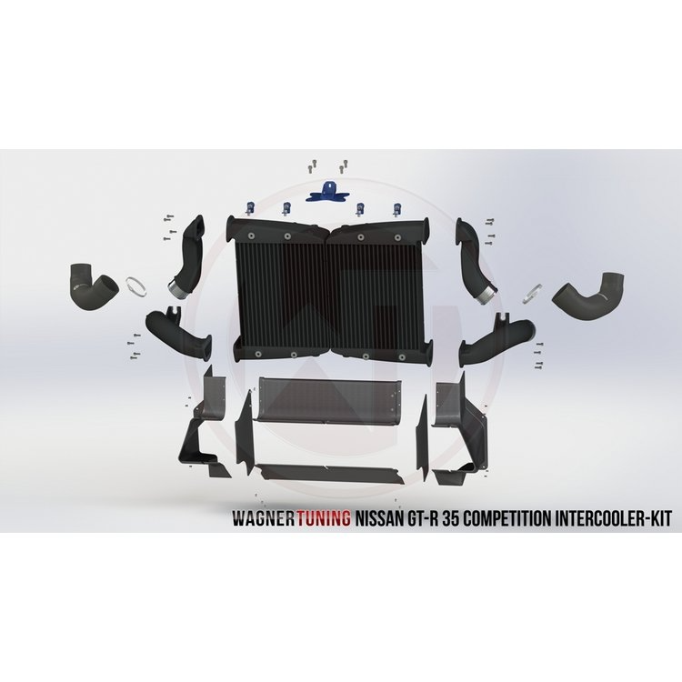 Wagner Välijäähdytin, Nissan R35 GT-R 2008-2010-5