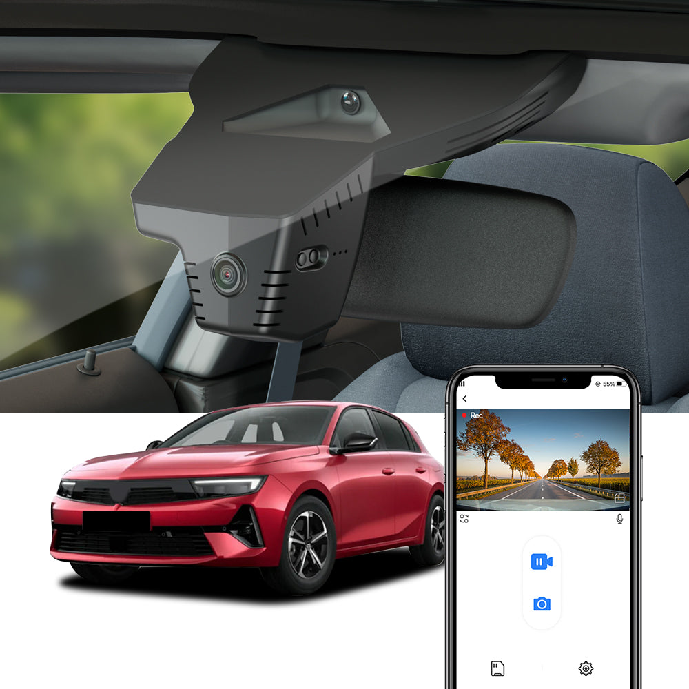 FitcamX autokamera, Opel Astra, Astra-e 2024-2025 mallit