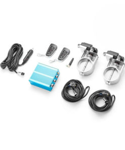 Pakoputkiston läppäventtiili 2x 76mm ohjaimella, sarja