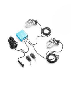 Pakoputkiston läppäventtiili 2x 76mm ohjaimella, sarja-2