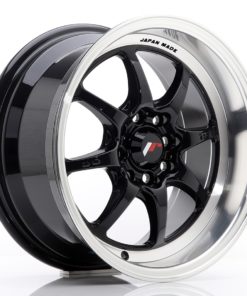 JR Wheels TF2 15x7,5 ET10 4x100/114 Gloss Black