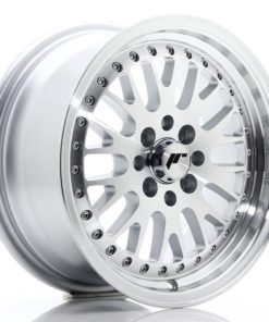JR Wheels JR10 15x7 ET30 4x100/108 Silver Machined Face