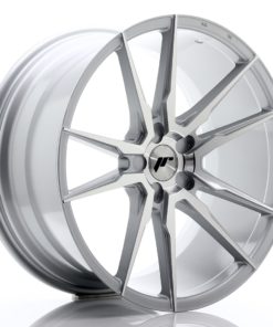 JR Wheels JR21 20x10 ET20-40 5H (Custom PCD) Silver Machined Face