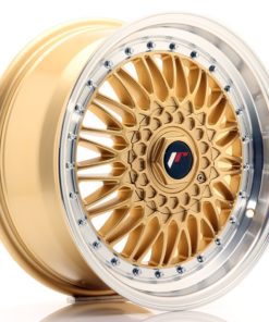 JR Wheels JR9 17x7,5 ET20 (Custom PCD) Gold w/Machined Lip