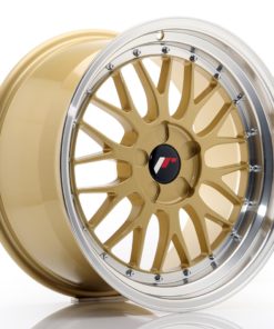 JR Wheels JR23 18x9,5 ET25-48 5H (Custom PCD) Gold w/Machined Lip