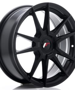 JR Wheels JR21 17x7 ET25-40 (Custom PCD) Matt Black