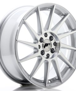 JR Wheels JR22 17x7 ET35 4x100/114 Silver Machined Face