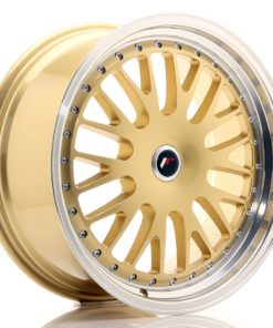 JR Wheels JR10 19x8,5 ET20-35 (Custom PCD) Gold w/Machined Lip