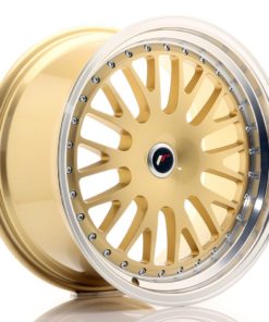 JR Wheels JR10 19x9,5 ET20-35 (Custom PCD) Gold w/Machined Lip