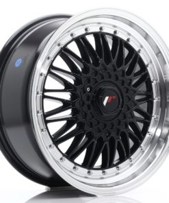 JR Wheels JR9 18x8 ET35-40 (Custom PCD) Gloss Black w/Machined Lip
