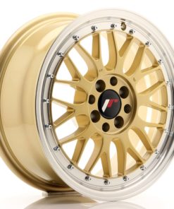JR Wheels JR23 16x7 ET40 4x100/114,3 Gold w/Machined Lip