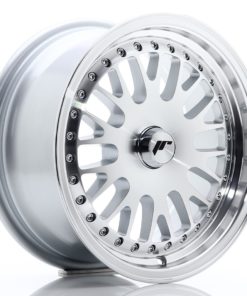 JR Wheels JR10 15x7 ET30 (Custom PCD) Silver Machined Face