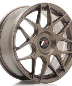JR Wheels JR18 17x7 ET20-40 (Custom PCD) Matt Bronze
