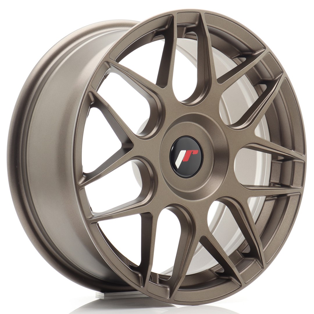JR Wheels JR18 17x7 ET20-40 (Custom PCD) Matt Bronze