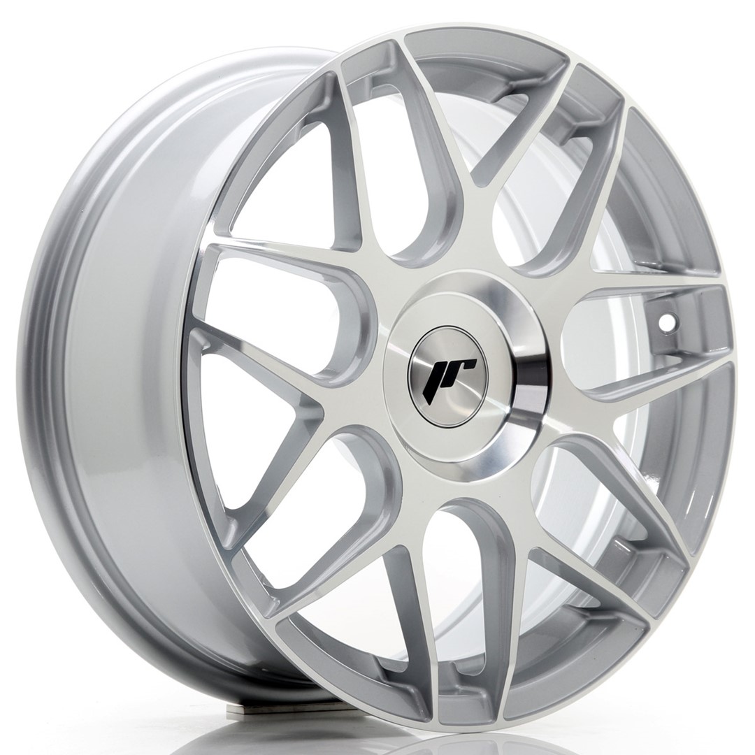 JR Wheels JR18 17x7 ET20-40 (Custom PCD) Machined Silver