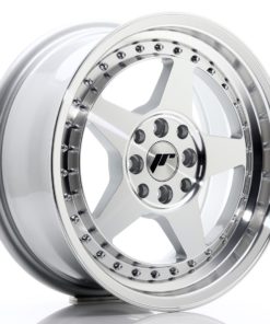 JR Wheels JR6 16x7 ET35 4x100/114 Silver Machined Face