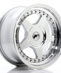 JR Wheels JR6 16x8 ET10-30 (Custom PCD) Silver Machined Face