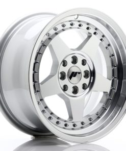 JR Wheels JR6 16x8 ET25 4x100/108 Silver Machined Face