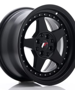 JR Wheels JR6 16x8 ET30 4x100/114 Matt Black