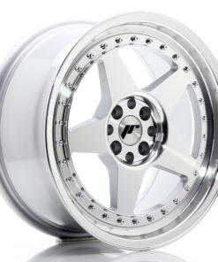 JR Wheels JR6 17x8 ET35 4x100/114 Silver Machined Face