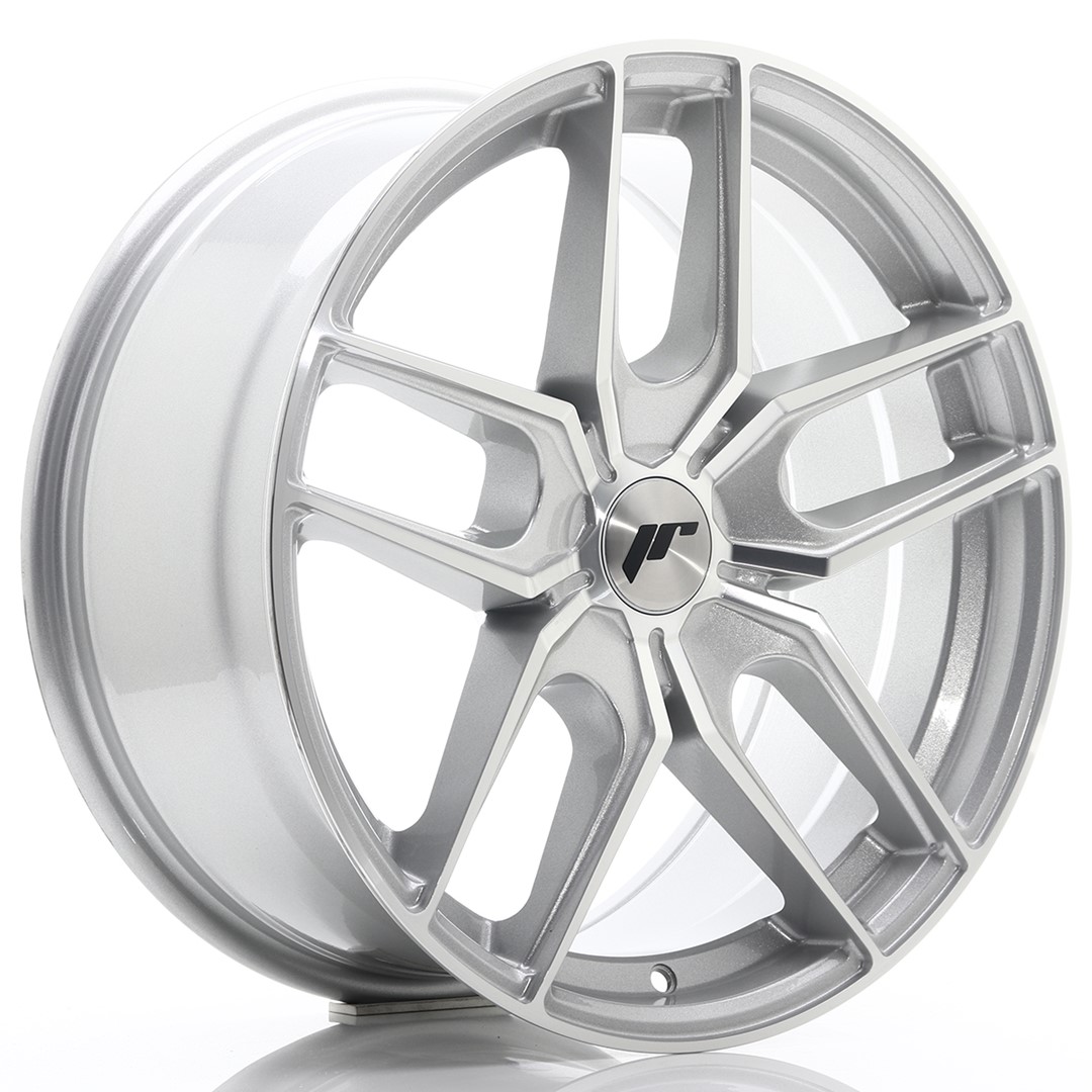 JR Wheels JR25 18x8,5 ET20-40 5H (Custom PCD) Silver Machined Face