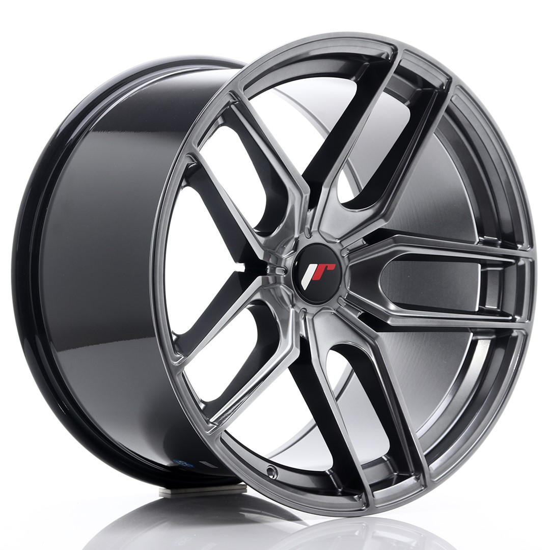JR Wheels JR25 19x11 ET20-40 5H (Custom PCD) Hyper Black