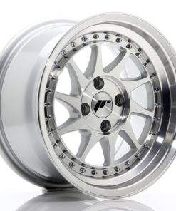 JR Wheels JR26 15x8 ET15 4x100 Silver Machined Face