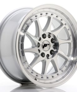 JR Wheels JR26 17x8 ET35 4x100/114 Silver Machined Face