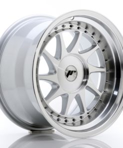 JR Wheels JR26 17x10 ET0-25 (Custom PCD) Silver Machined Face