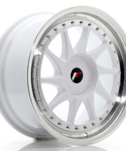 JR Wheels JR26 18x8,5 ET20-40 (Custom PCD) White w/Machined Lip