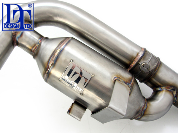 DesignTek pakoputkisto, Porsche Boxster / Cayman 718 2.5L / 2.0L (Complete kit, Valves)-5