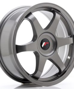 JR Wheels JR3 17x7 ET35-42 (Custom PCD) Gun Metal