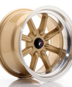 JR Wheels JR19 16x9 ET-25-(-15) (Custom PCD) Gold