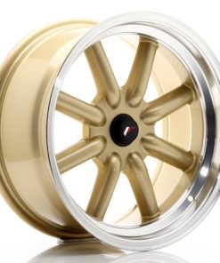 JR Wheels JR19 17x8 ET-20-0 (Custom PCD) Gold