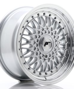 JR Wheels JR9 16x7,5 ET25 4x100/108 Silver w/Machined Lip+Silver Rivets