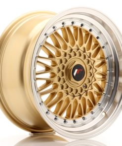 JR Wheels JR9 17x8,5 ET20 4x100/108 Gold w/Machined Lip