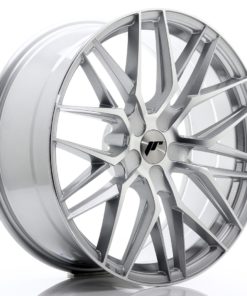 JR Wheels JR28 20x8,5 ET20-40 5H (Custom PCD) Silver Machined Face