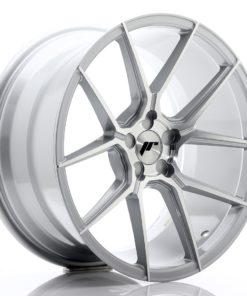 JR Wheels JR30 19x9,5 ET20-40 5H (Custom PCD) Silver Machined Face