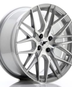 JR Wheels JR28 17x8 ET40 4x100 Silver Machined Face