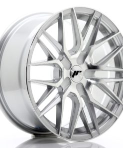 JR Wheels JR28 17x8 ET25-40 (Custom PCD) Silver Machined Face