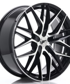 JR Wheels JR28 21x9 ET15-45 5H (Custom PCD) Gloss Black Machined Face
