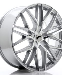 JR Wheels JR28 22x9 ET30-45 5H (Custom PCD) Silver Machined Face