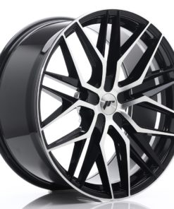 JR Wheels JR28 22x10,5 ET15-50 5H (Custom PCD) Gloss Black Machined Face