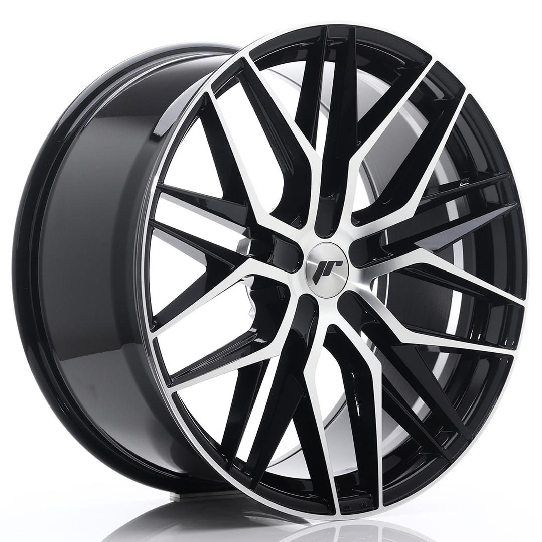 JR Wheels JR28 22x10,5 ET15-50 5H (Custom PCD) Gloss Black Machined Face