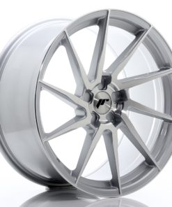 JR Wheels JR36 20x10 ET20-45 5H (Custom PCD) Silver Brushed Face