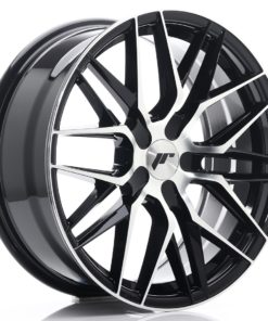JR Wheels JR28 18x7,5 ET40 (Custom PCD) Gloss Black Machined Face